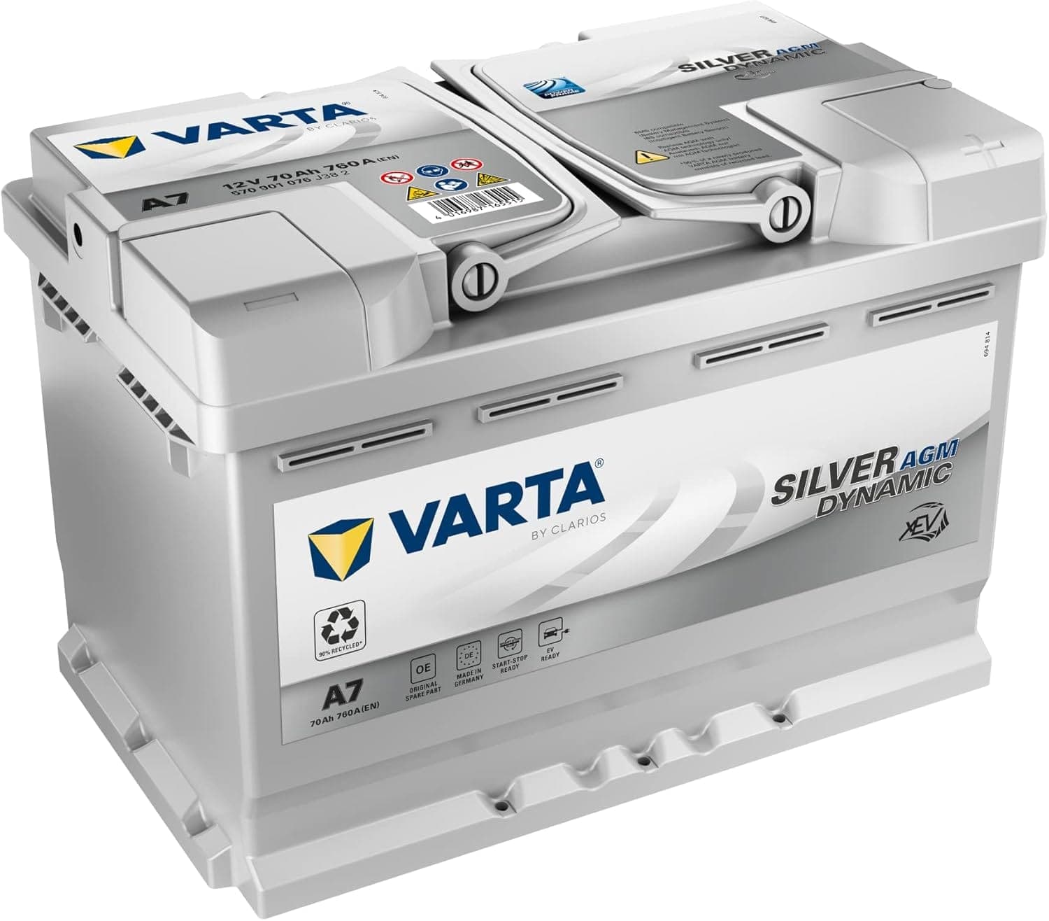 Varta A7 70 AH AGM Akü