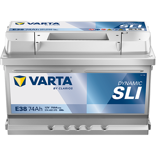 Varta Dynamic SLI 74 Ah (750A) - Kod E38