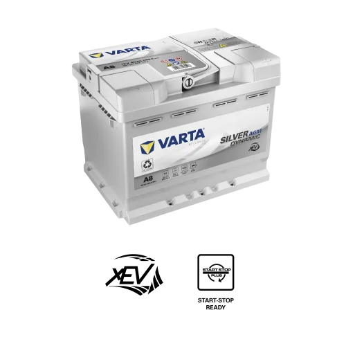 Varta A8 60 AH AGM Akü